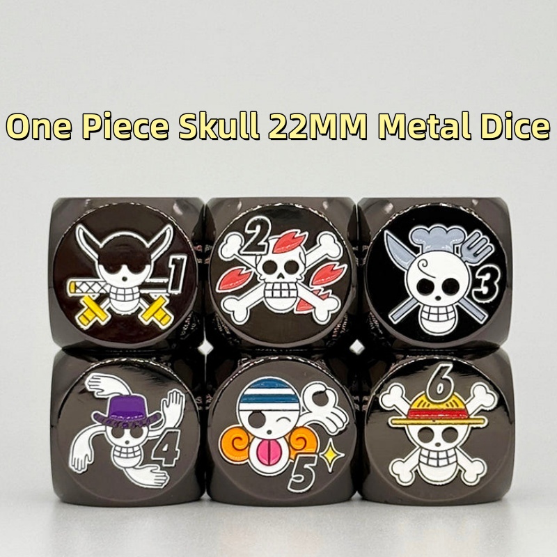 Board Game China - One Piece Skull Series 22MM Metal
