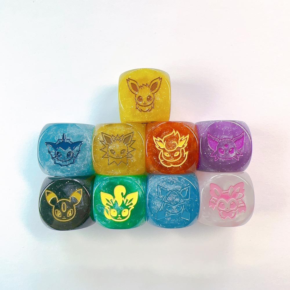 Board Game Eleven - 2Pcs/set Diy Self Made Ptcg Eeveelution