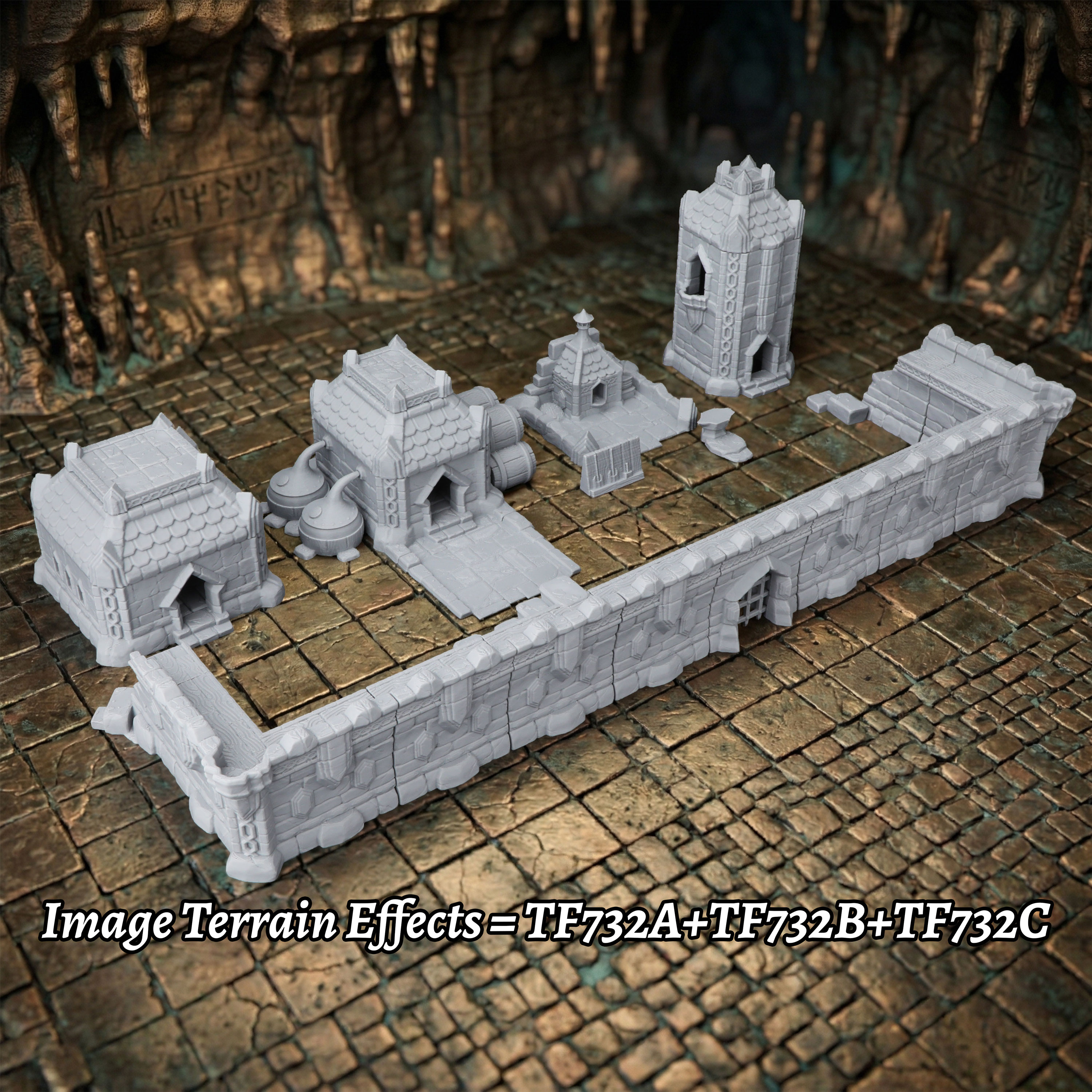 Board Game Dune - Fantasy Town Terrain Set - Brewery,