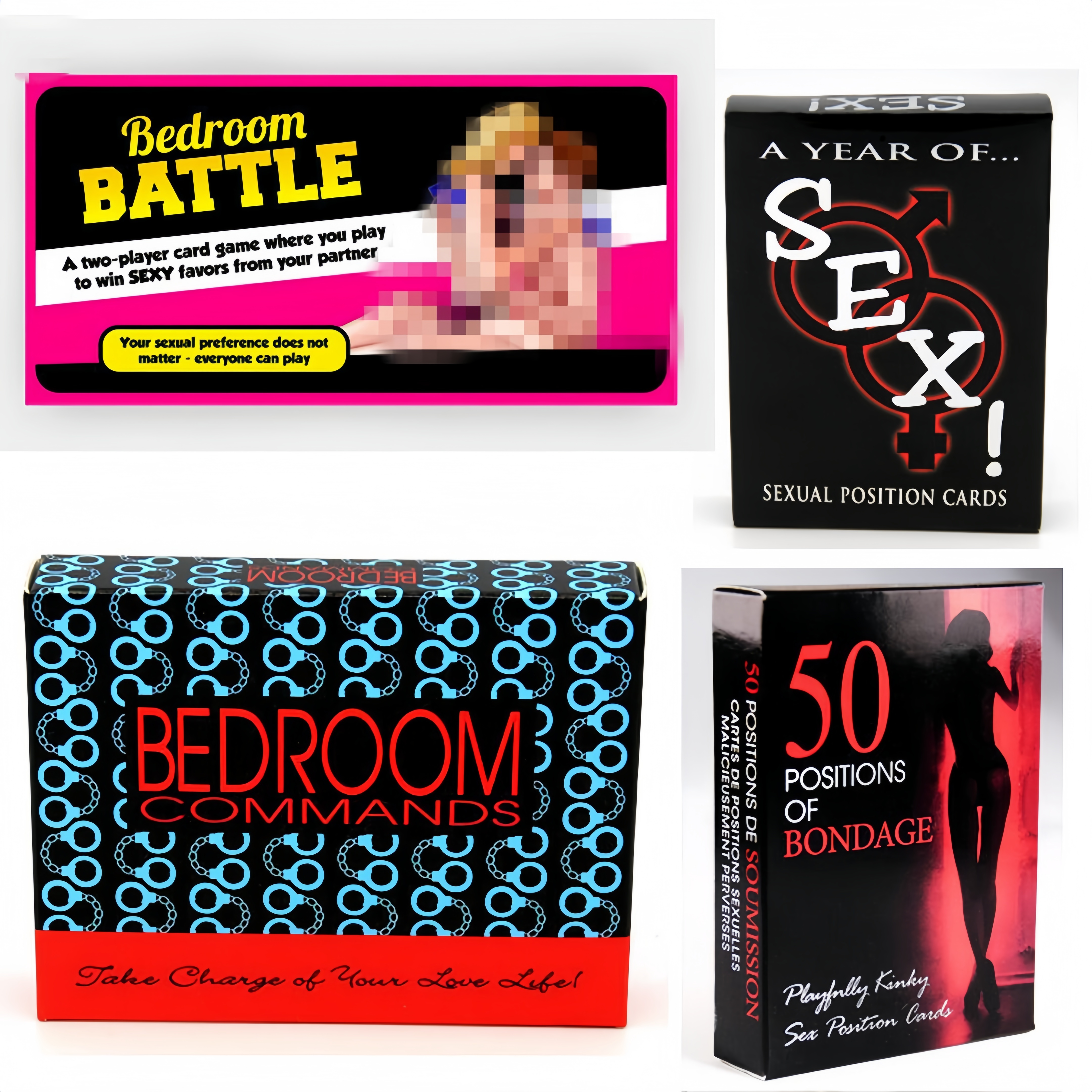 Board Game For Couple - A Year of Sex Position Poker