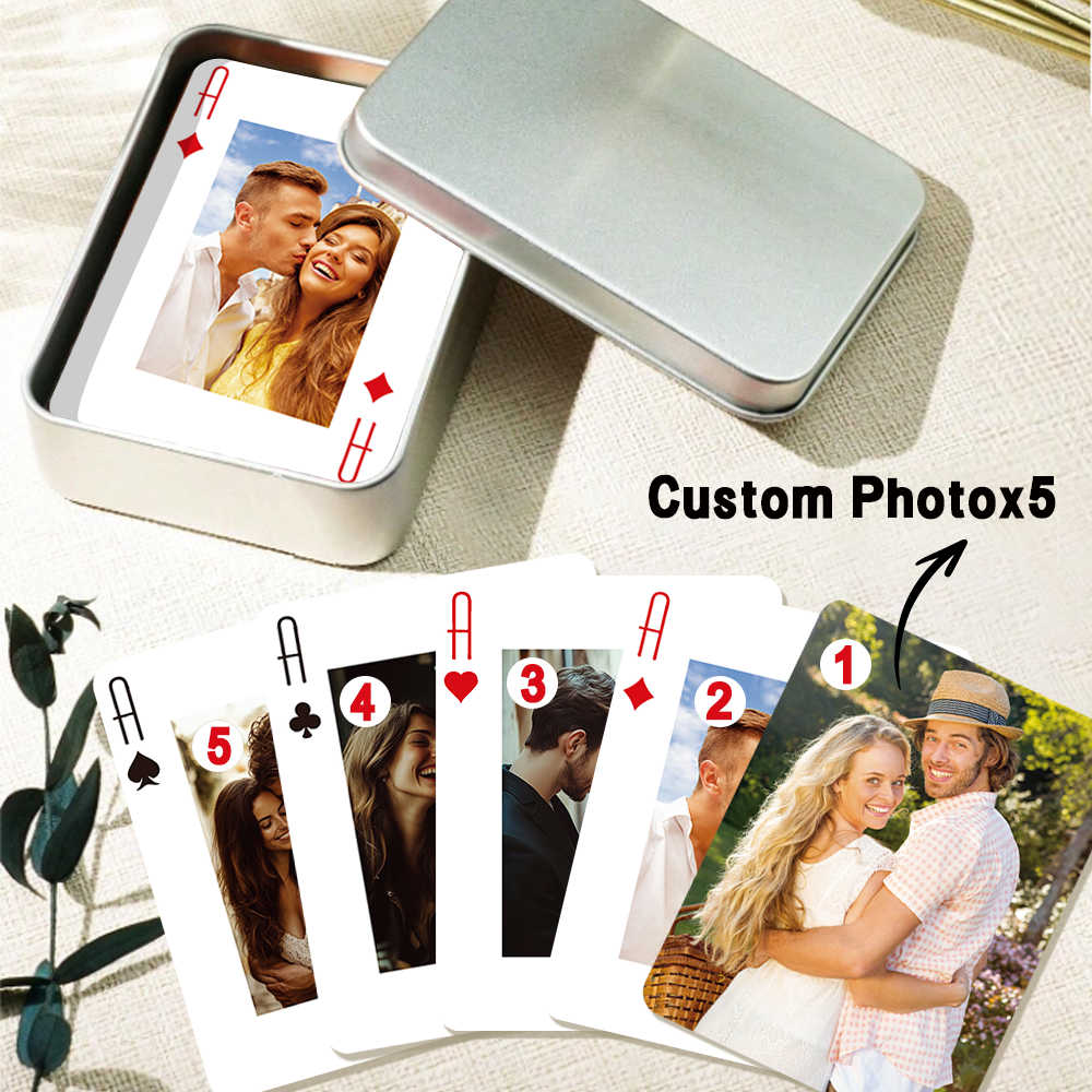 Board Game For Couple - 54pcs/1set sheets Customizable Poker Cards, customisable