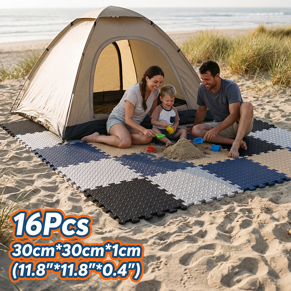 Play Mat Neoprene - 8Pcs/16Pcs 30x30x1cm Baby Puzzle Floor Mat