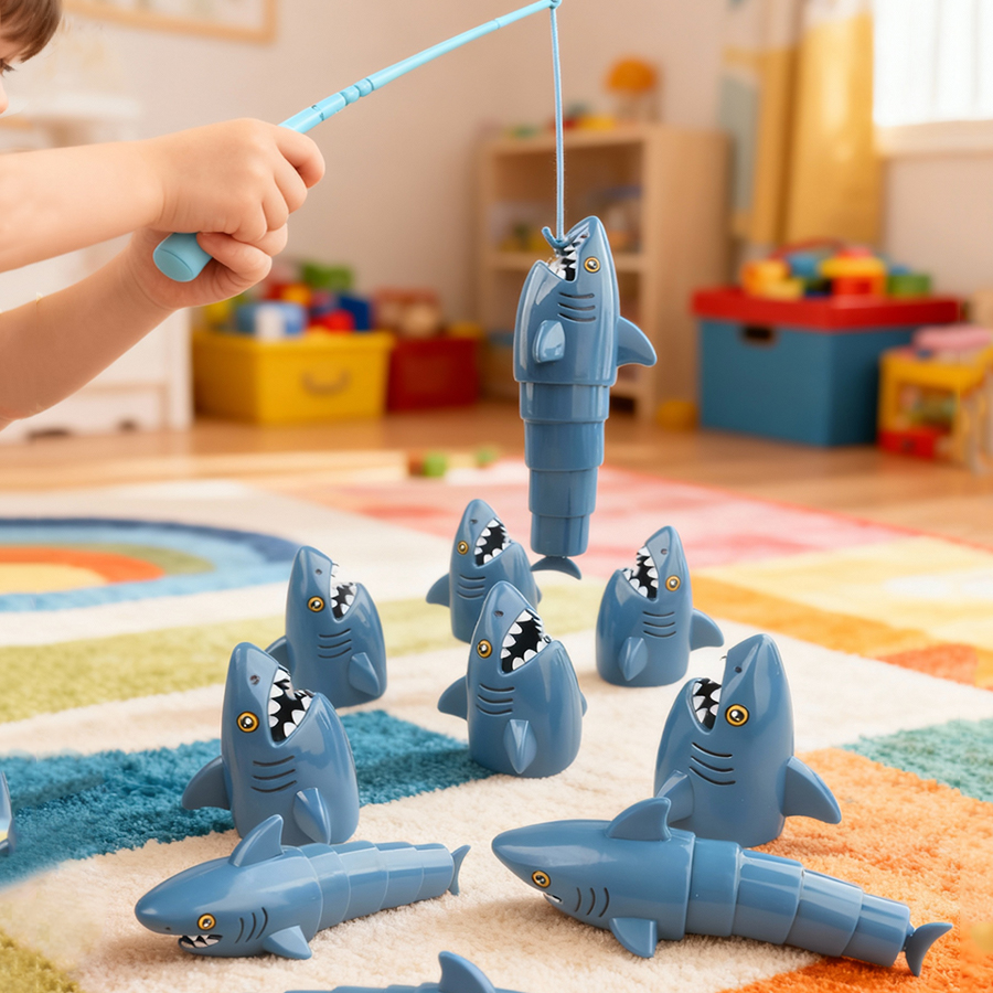 Board Game Fun - Popular Shark Style Fishing Board Game