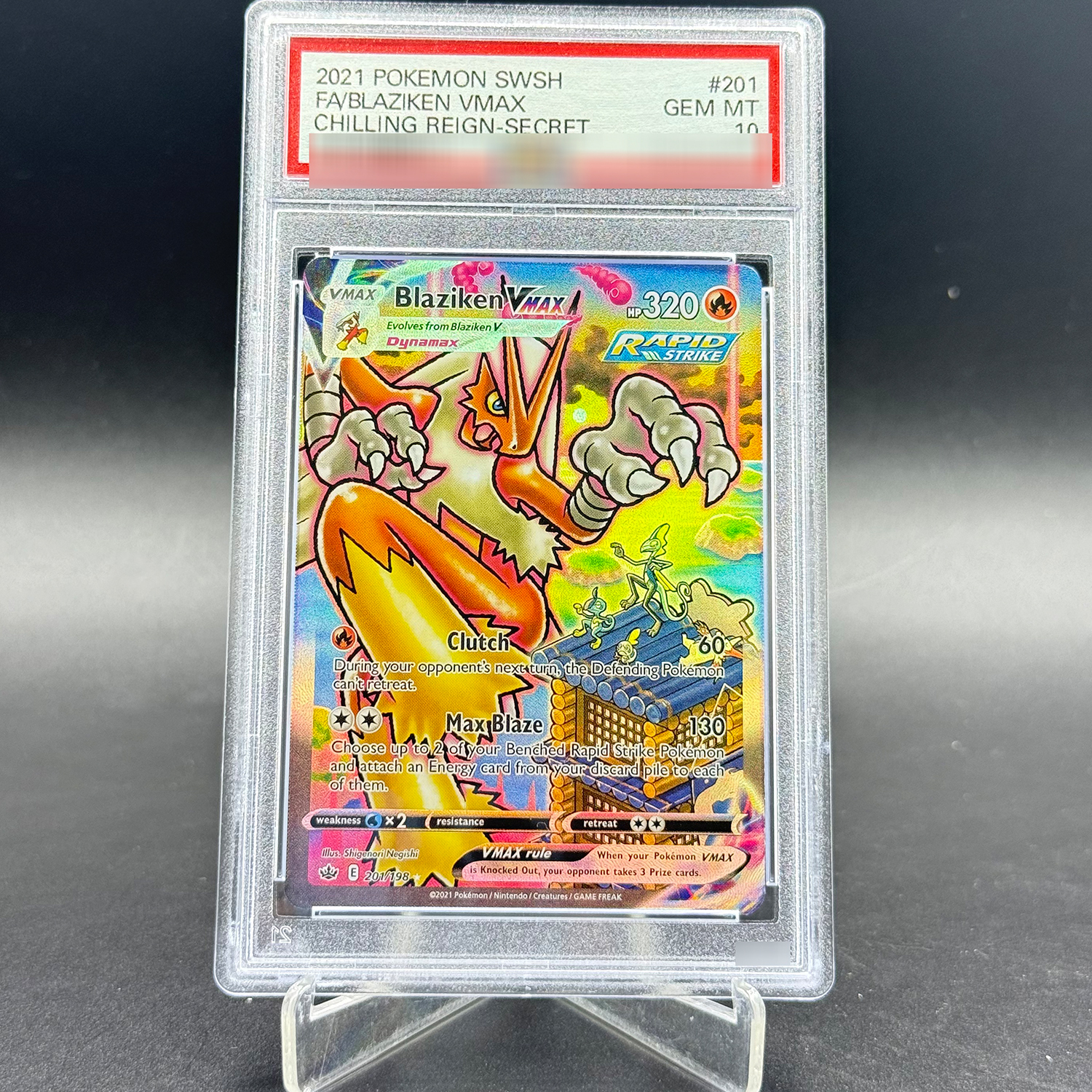 Board Game Diy - DIY Pokemon Blaziken VMAX 201/198 Alt