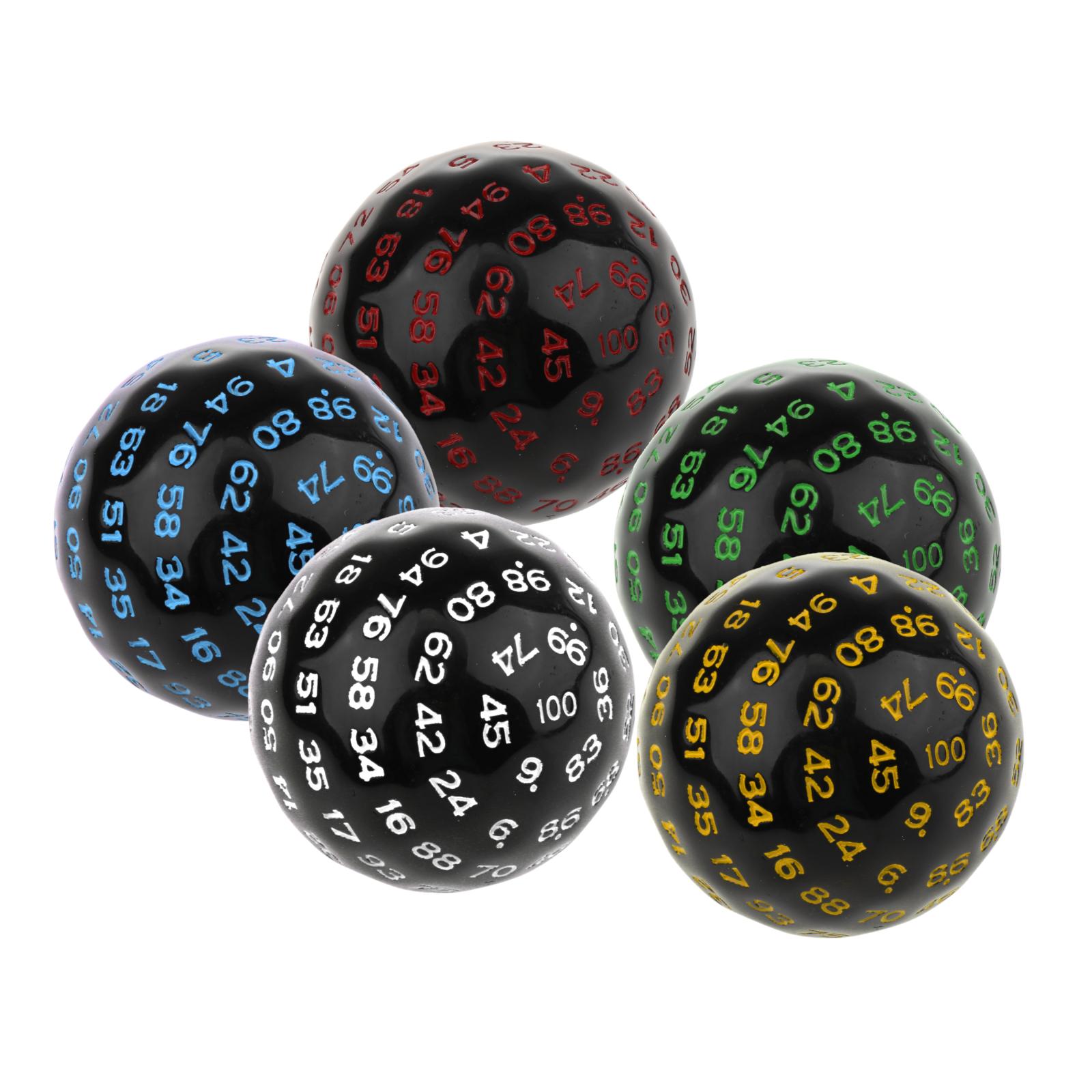 100 Sided Acrylic Dices D100 D - Board Game Roleplay 리뷰 및 가격