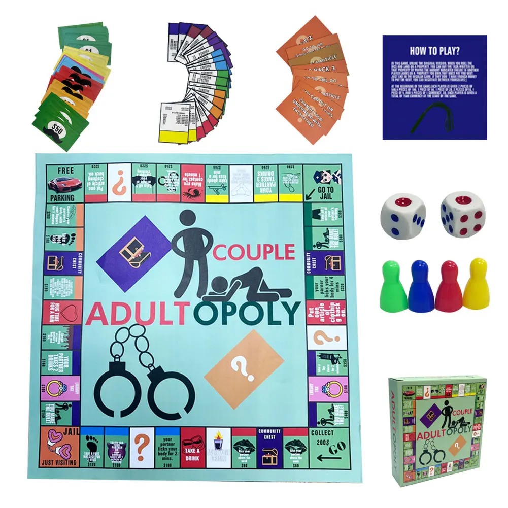 Adultopoly Board Game Couple A - Board Game For Couple 리뷰 및 가격