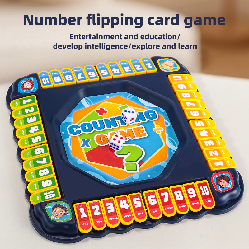 Blue Number Flip Tabletop Game - Board Game Live 리뷰 및 가격