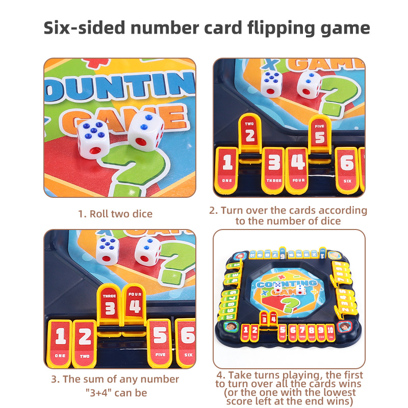 Blue Number Flip Tabletop Game - Board Game Live 리뷰 및 가격
