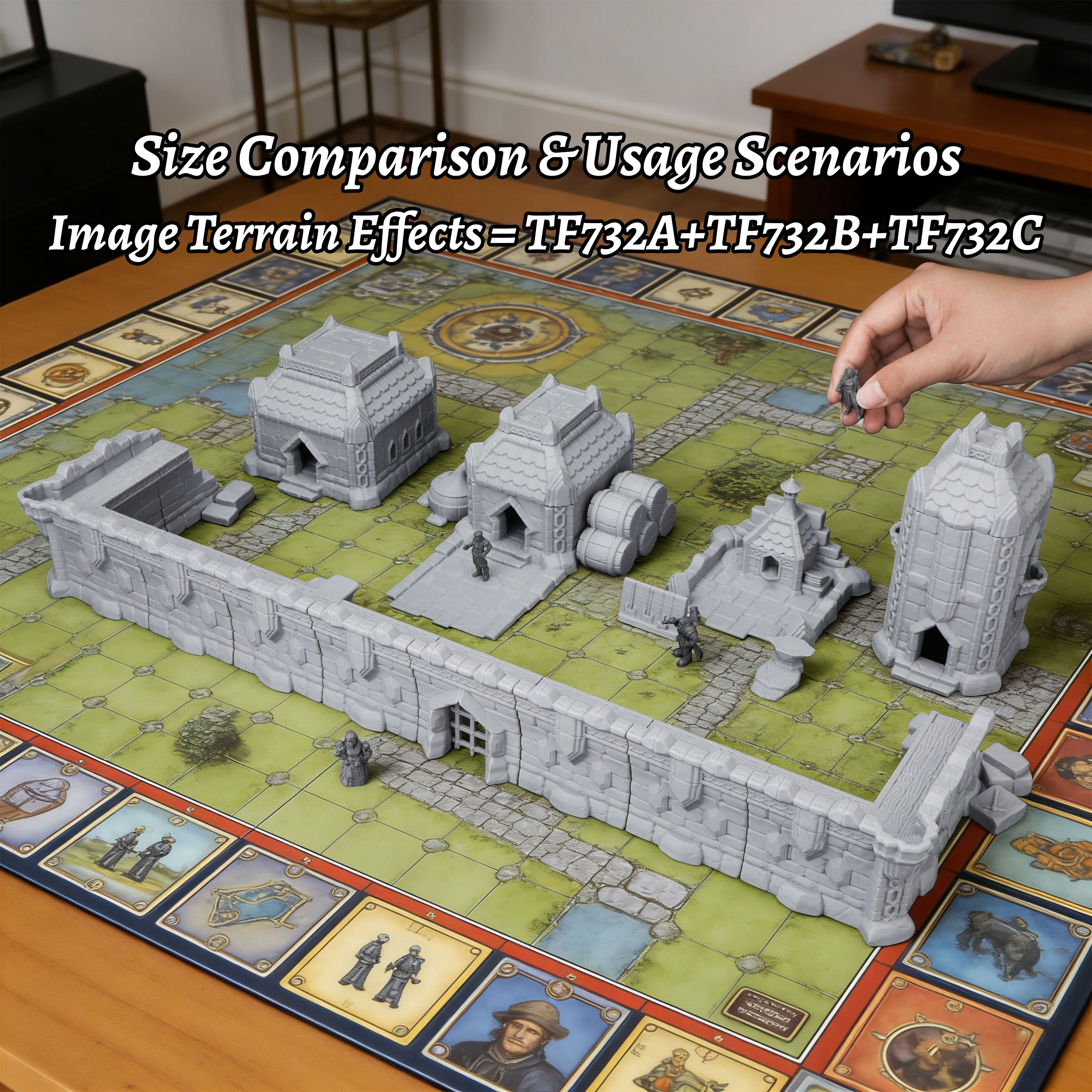 Fantasy Town Terrain Set - Bre - Board Game Dune 리뷰 및 가격
