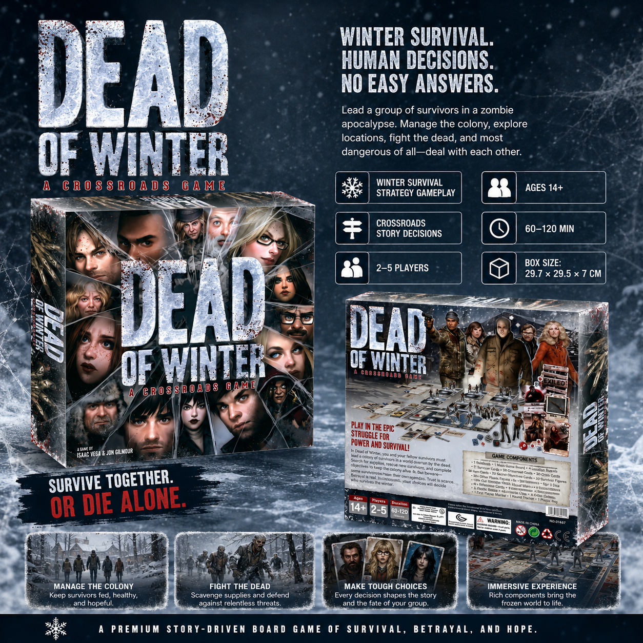 Dead of Winter Crossroads Zomb - Board Game Zombies 리뷰 및 가격