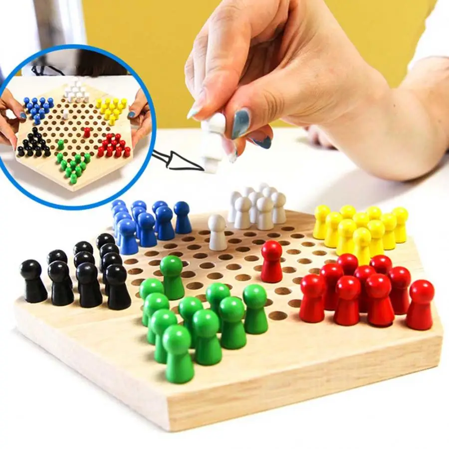 Wooden Educational Board Kids  - Board Game Halma 리뷰 및 가격