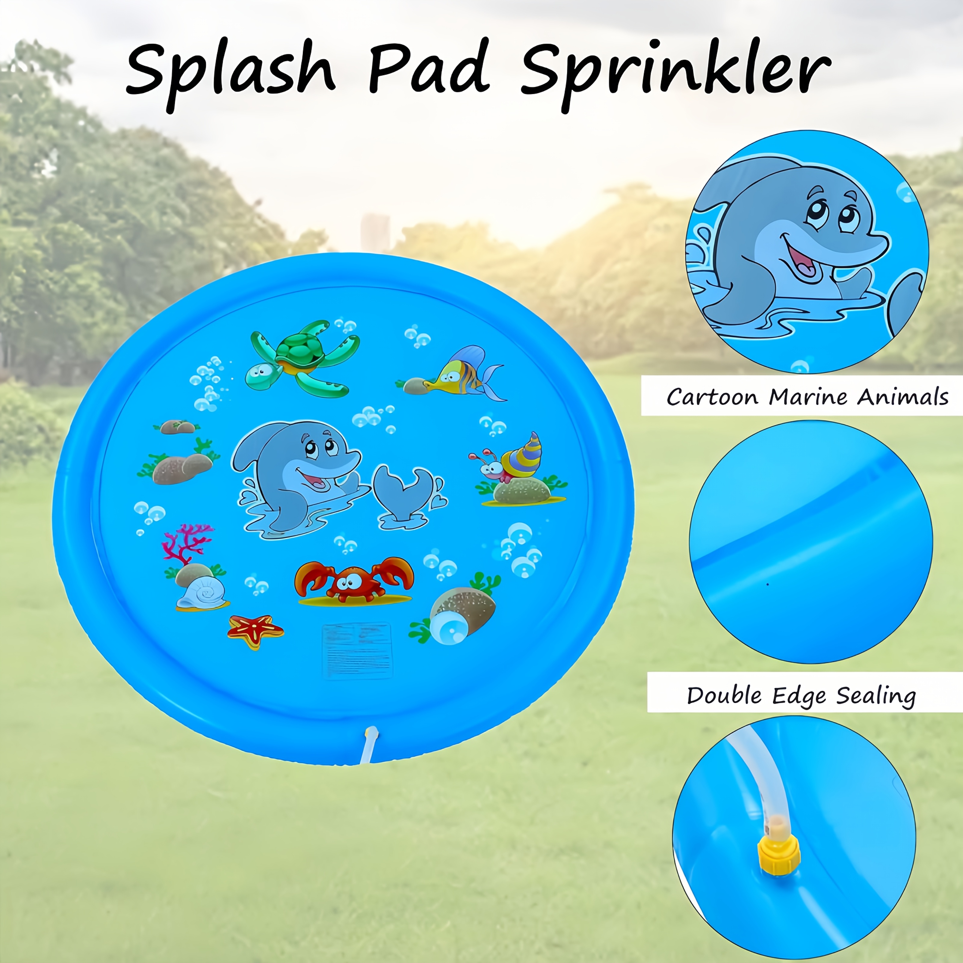 PVC Inflatable Splash Pad Spri - Play Mat Neoprene 리뷰 및 가격
