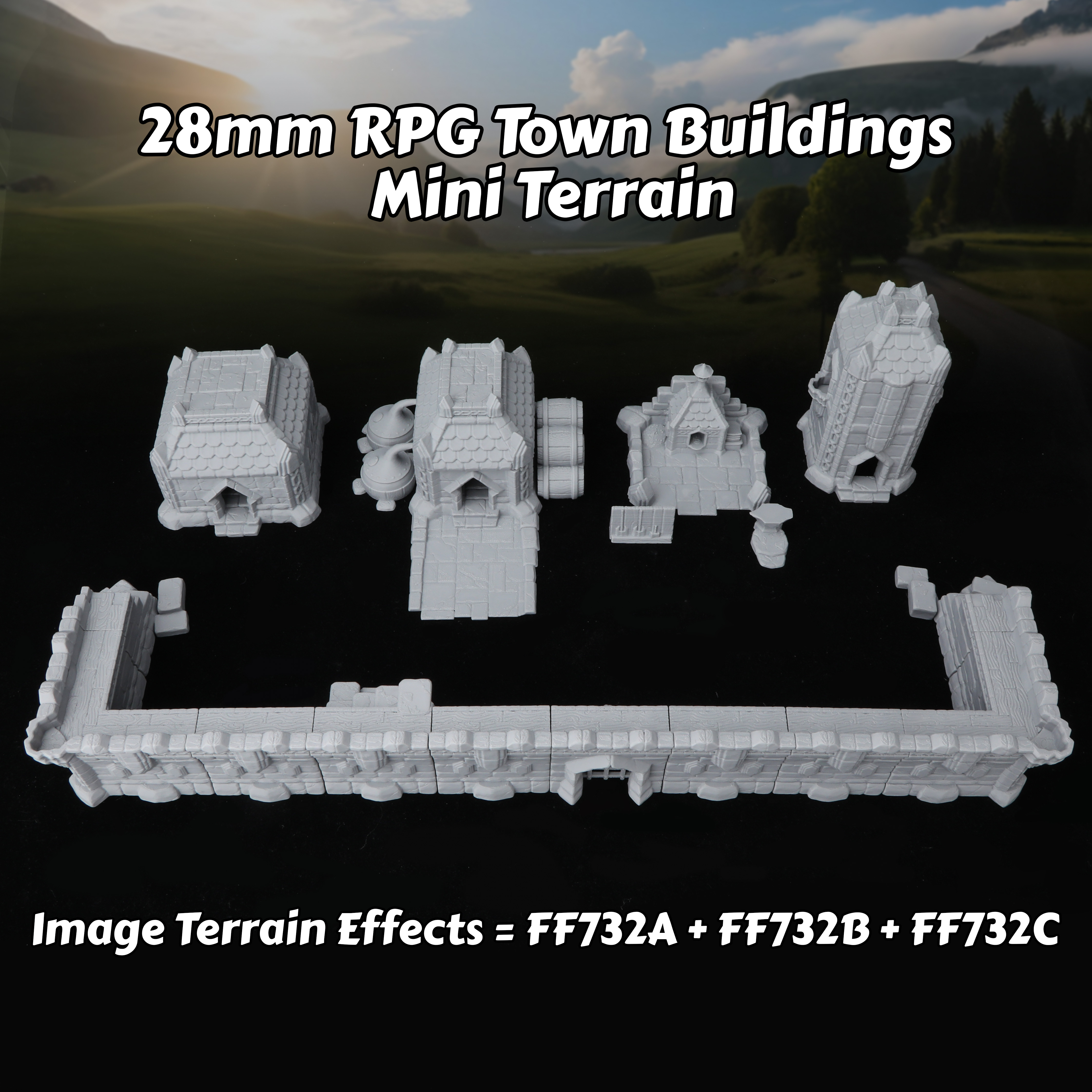 Fantasy Town Buildings Miniatu - Board Game Dune 리뷰 및 가격