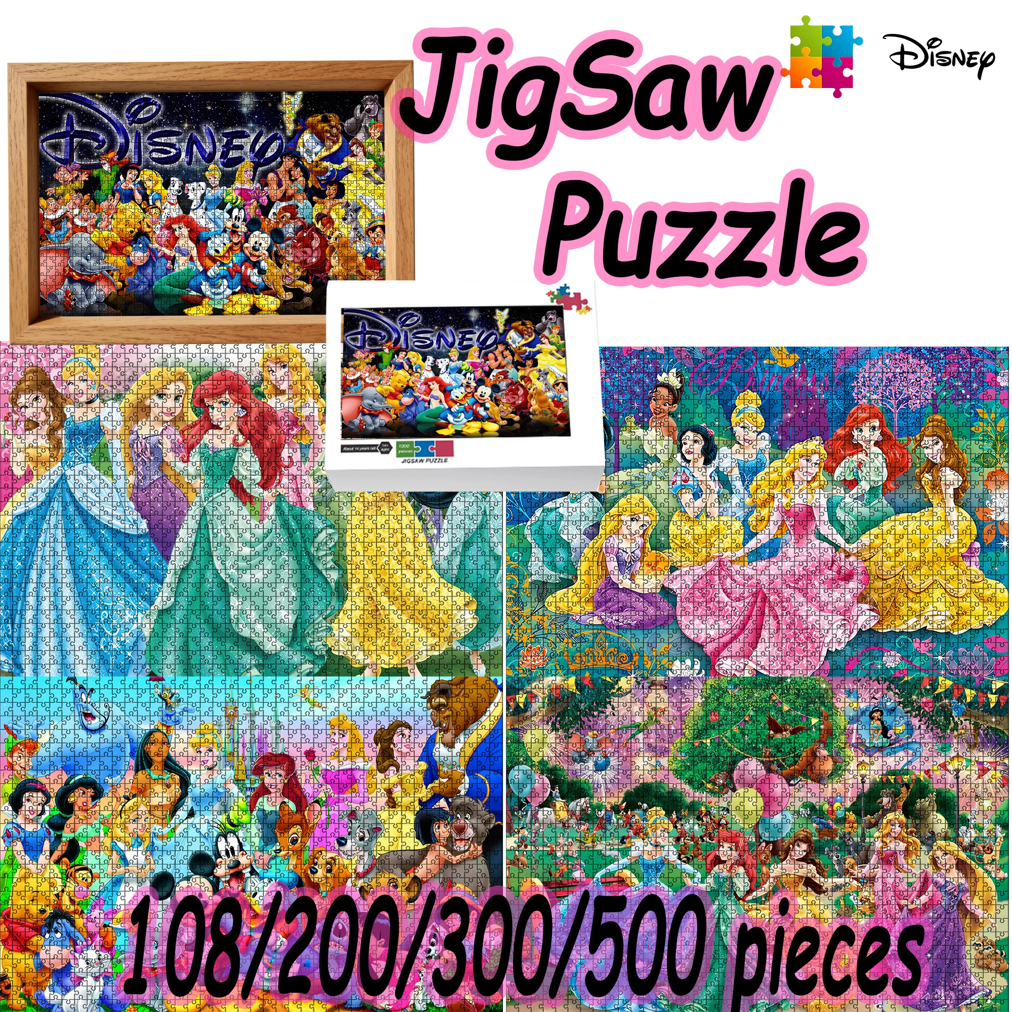 Disney Princess Puzzle 108/200 - Board Game Fun 리뷰 및 가격