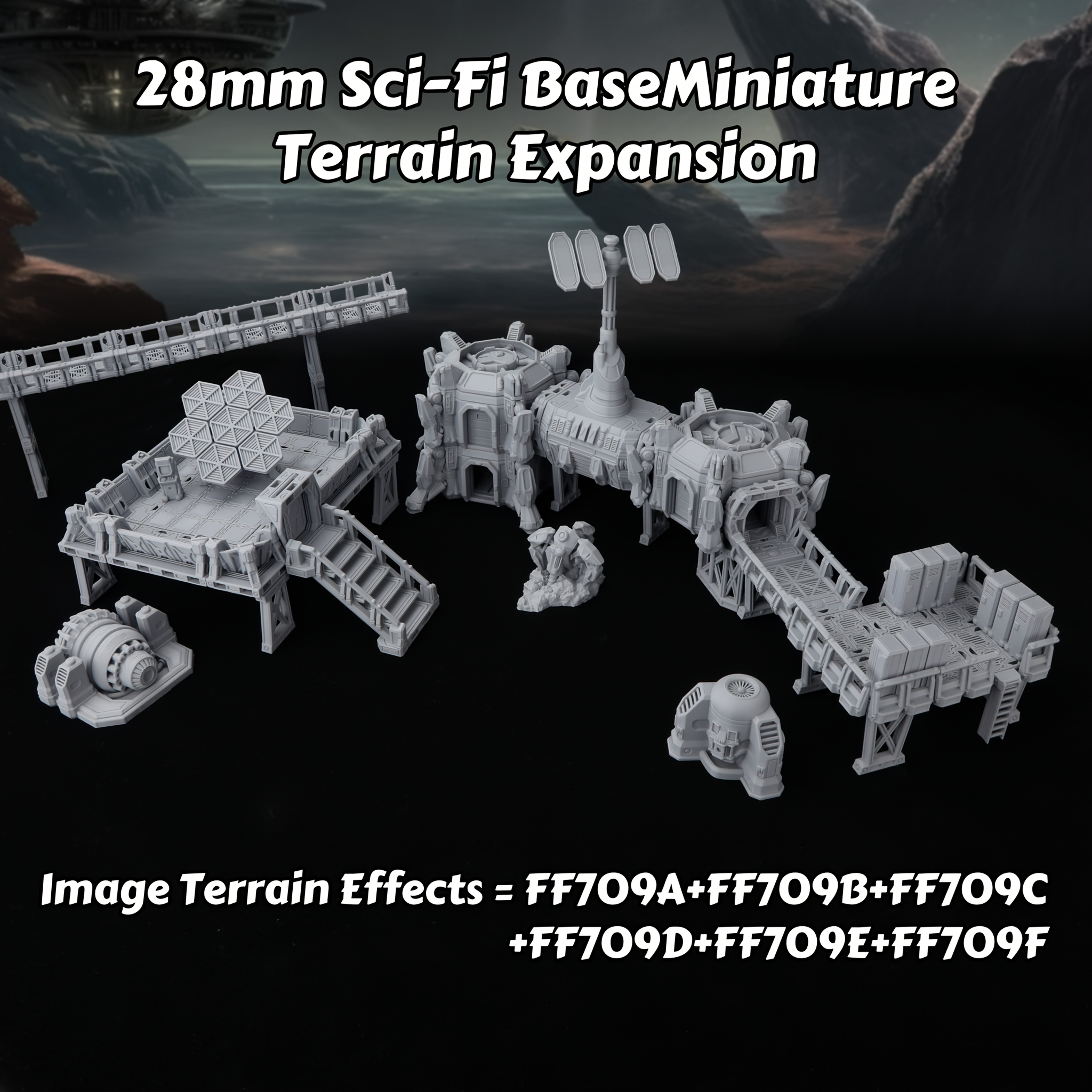 Epical Sci-Fi Terrain Set for  - Board Game Dune 리뷰 및 가격