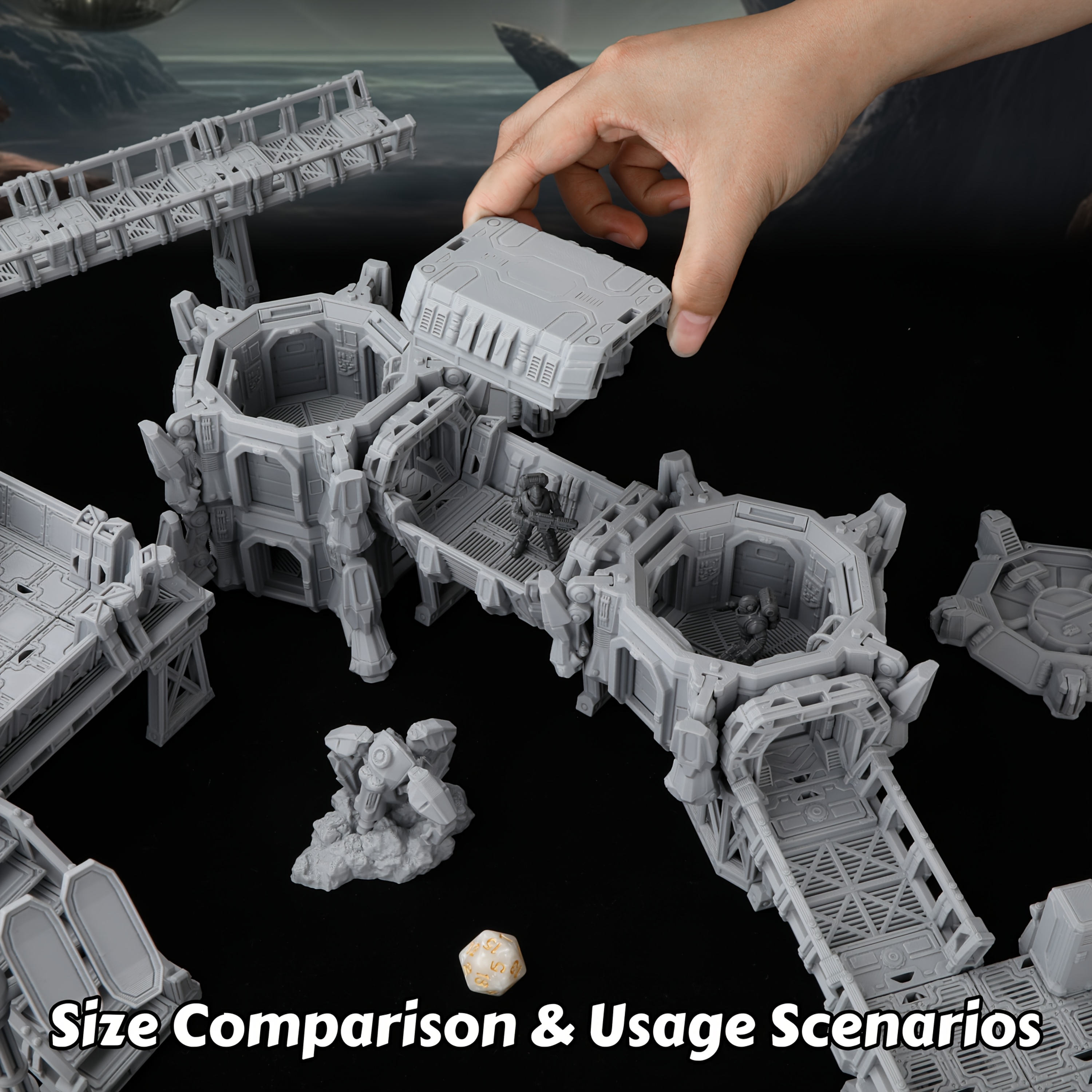 Epical Sci-Fi Terrain Set for  - Board Game Dune 리뷰 및 가격