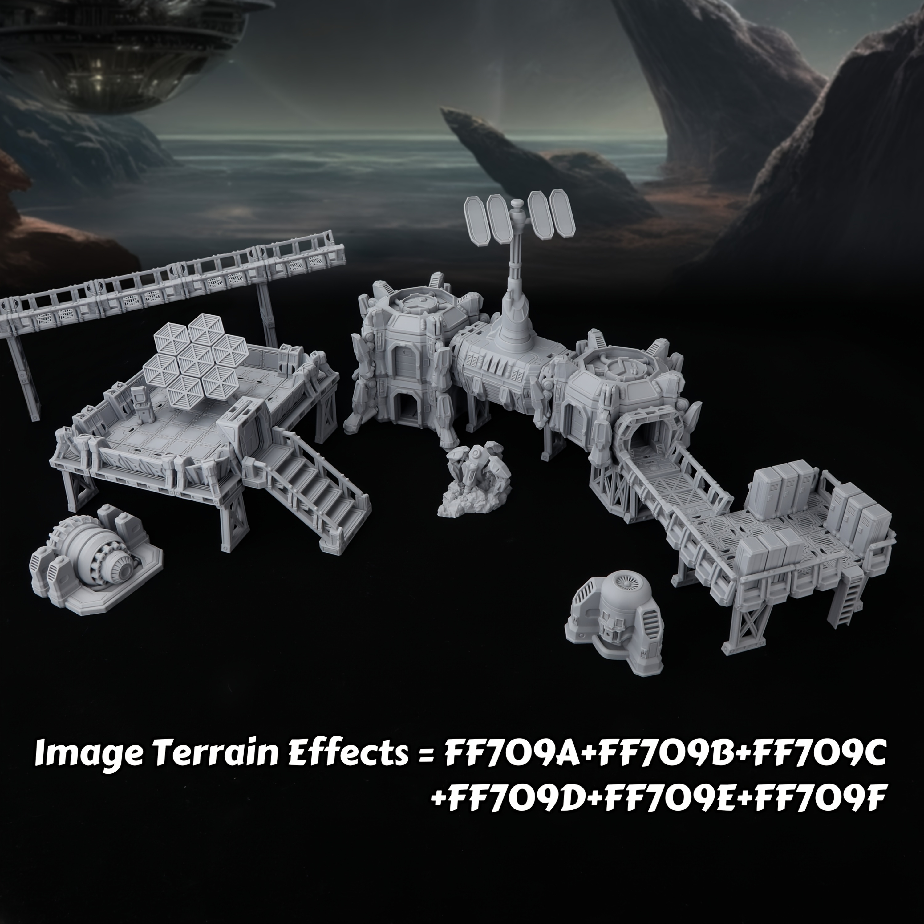 Epical Sci-Fi Terrain Set for  - Board Game Dune 리뷰 및 가격