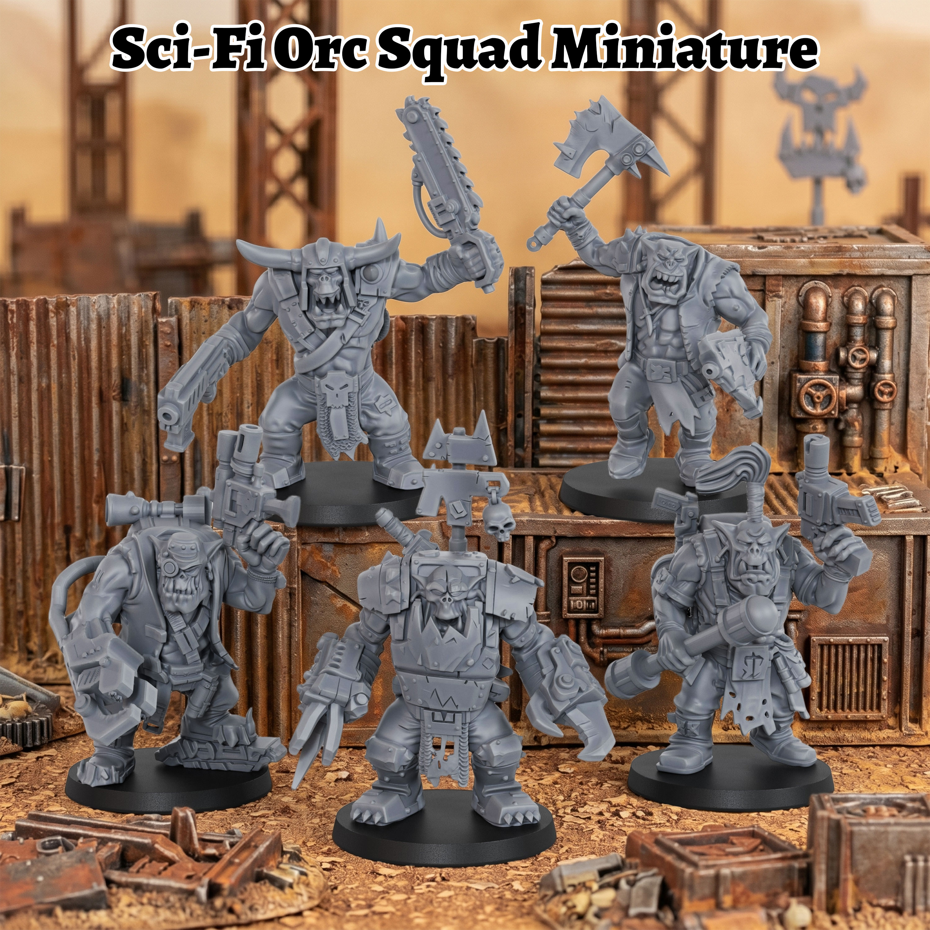 Sci-Fi Orc Squad Miniature Set - Board Game Dune 리뷰 및 가격