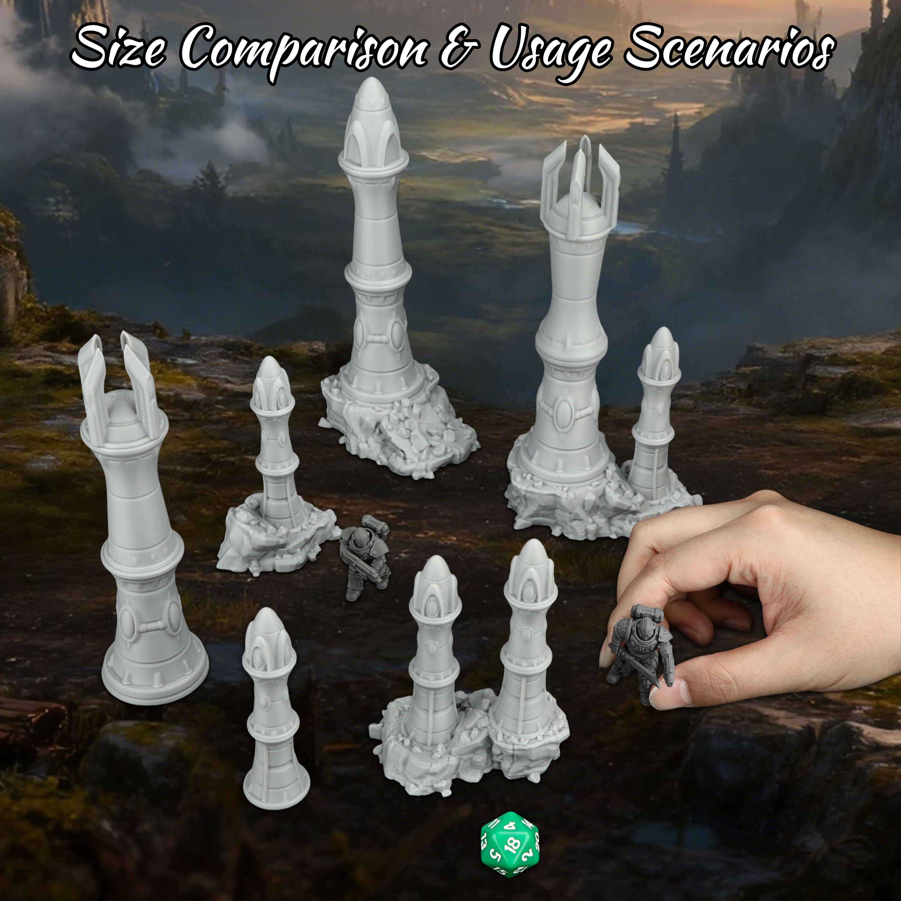 PRG Tower Kit | Fantasy Magic  - Board Game Dune 리뷰 및 가격