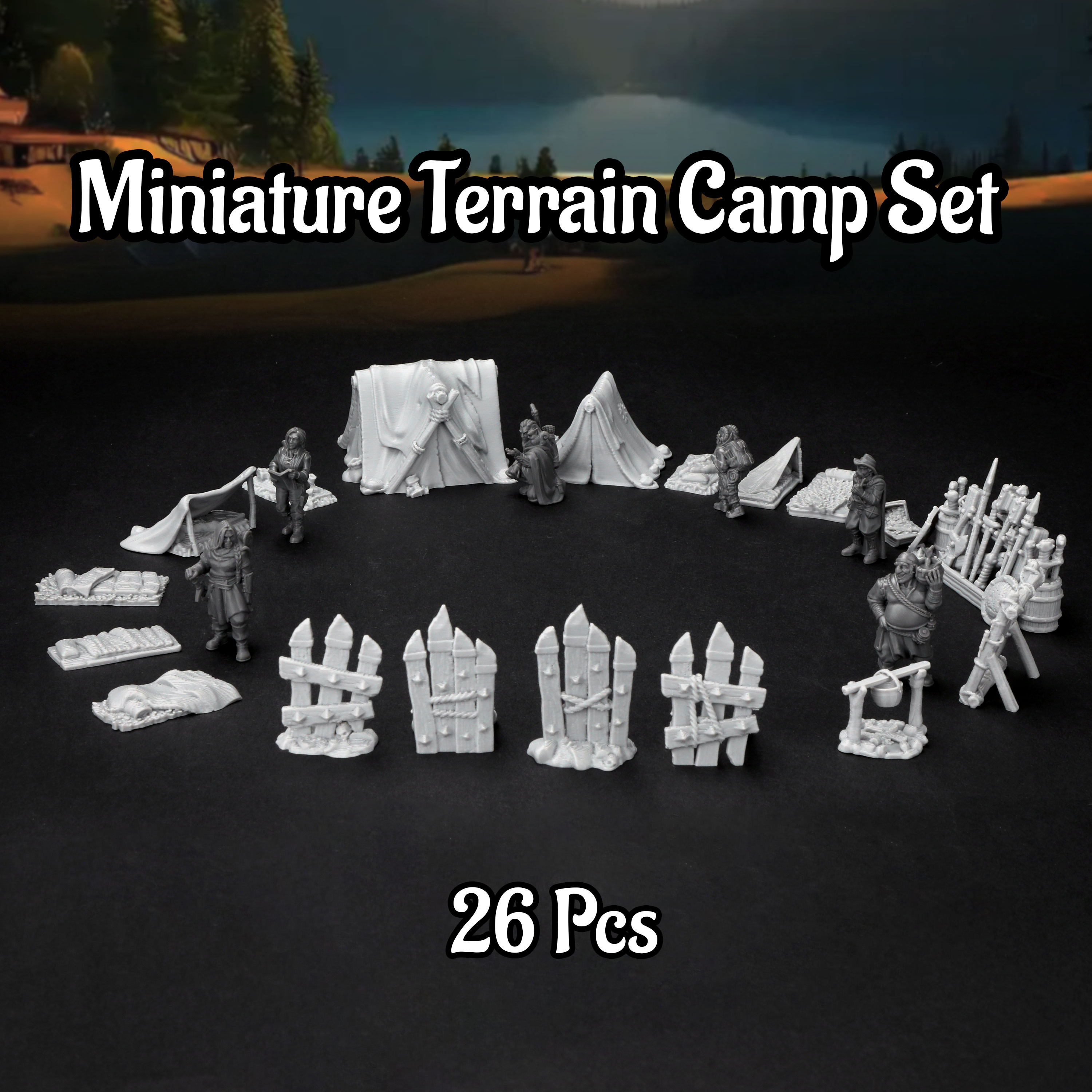 RPG Camp Terrain Set - Adventu - Board Game Dune 리뷰 및 가격