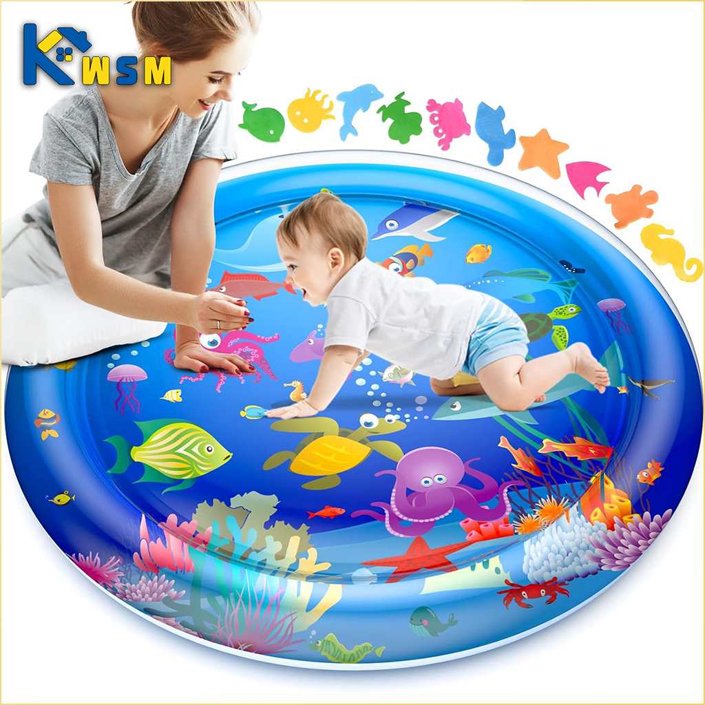Baby Water Play Mat Inflatable - Play Mat Neoprene 리뷰 및 가격