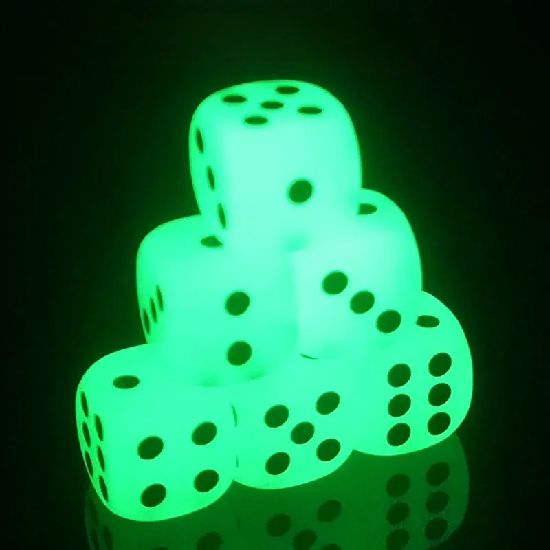 6-36Pcs 14mm Luminous Dice 6 S - Board Game Night 리뷰 및 가격