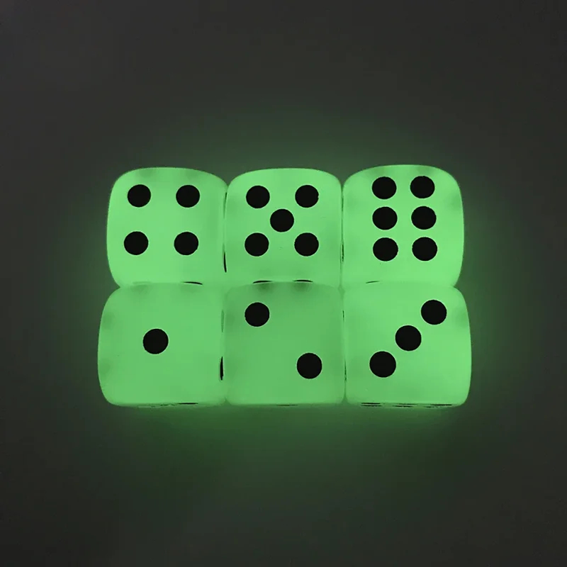 6-36Pcs 14mm Luminous Dice 6 S - Board Game Night 리뷰 및 가격
