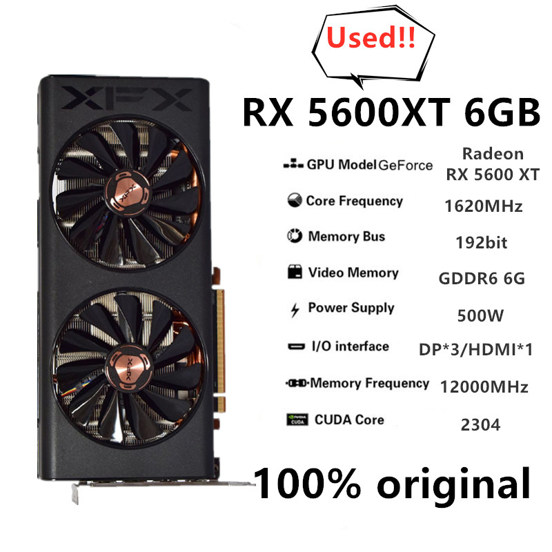 XFX original RX 5600XT 6G Game - Board Game Vr 리뷰 및 가격