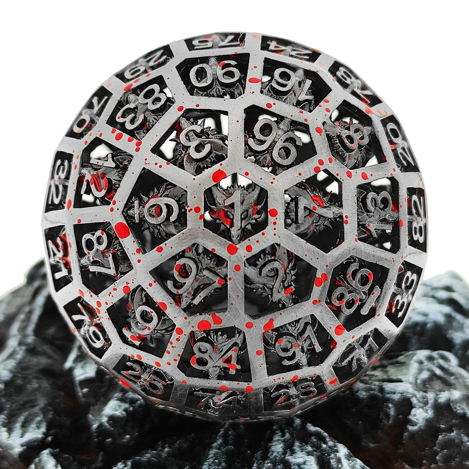 Metal Hollow D100 DND Dice Set - Board Game Roleplay 리뷰 및 가격