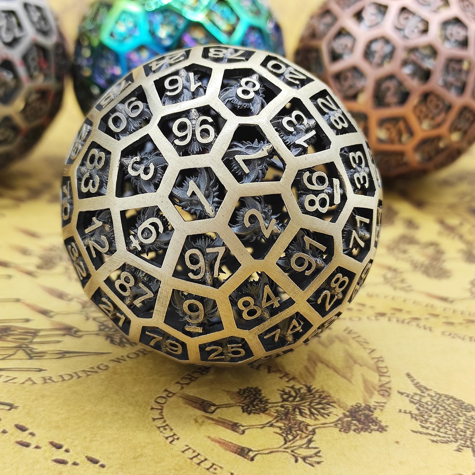 Metal Hollow D100 DND Dice Set - Board Game Roleplay 리뷰 및 가격