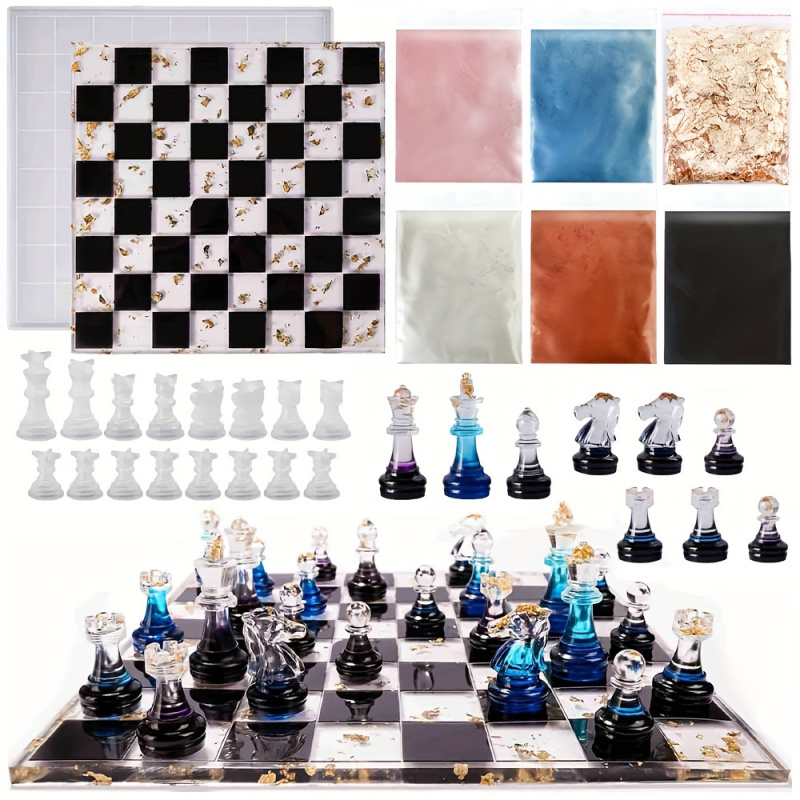 23pcs Chess Set with Silicone  - Board Game Diy 리뷰 및 가격