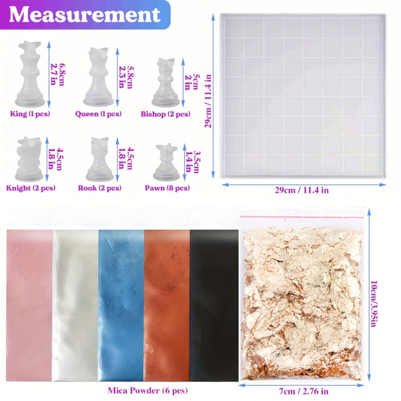 23pcs Chess Set with Silicone  - Board Game Diy 리뷰 및 가격
