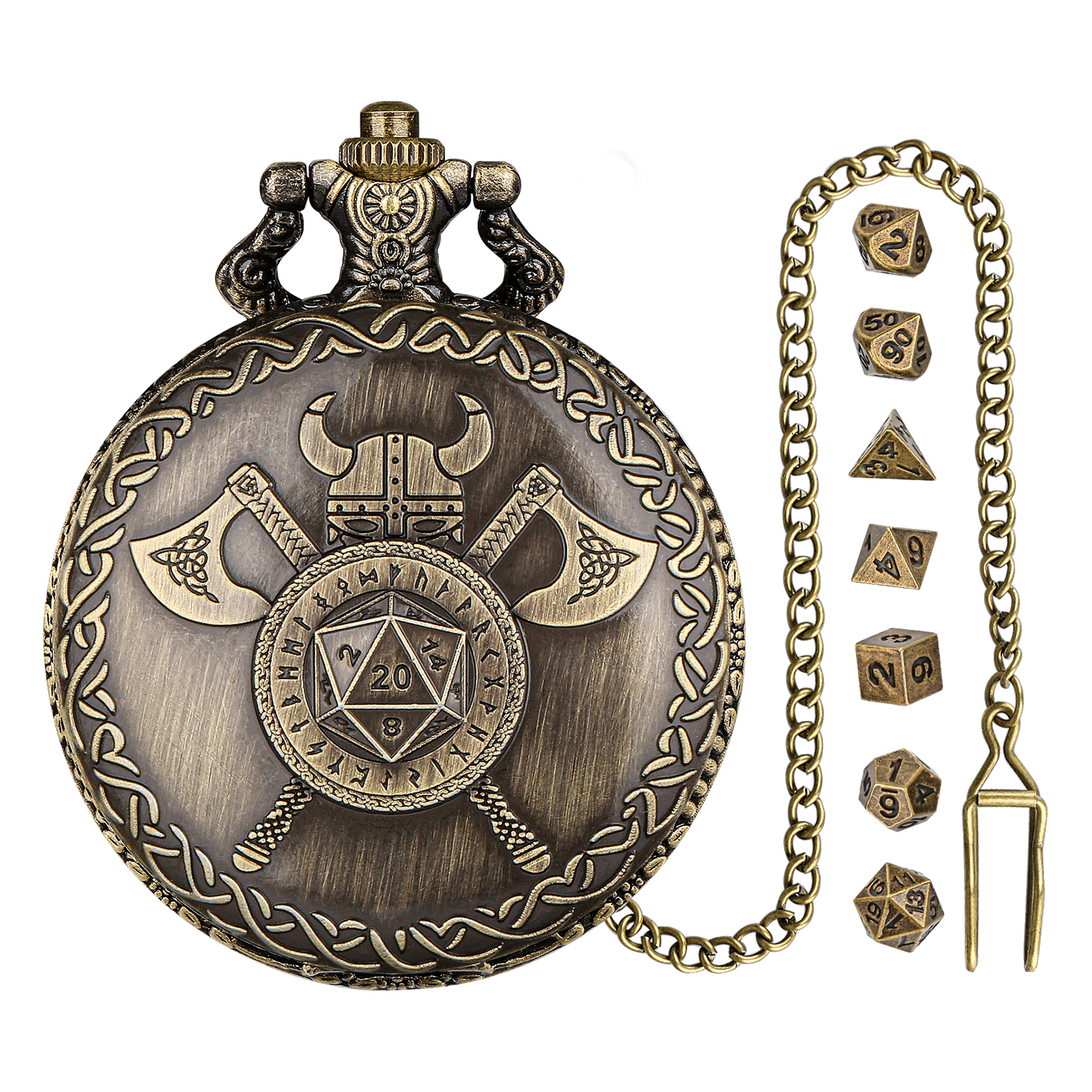 YISUYA Double Axe Pocket Watch - Board Game Roleplay 리뷰 및 가격