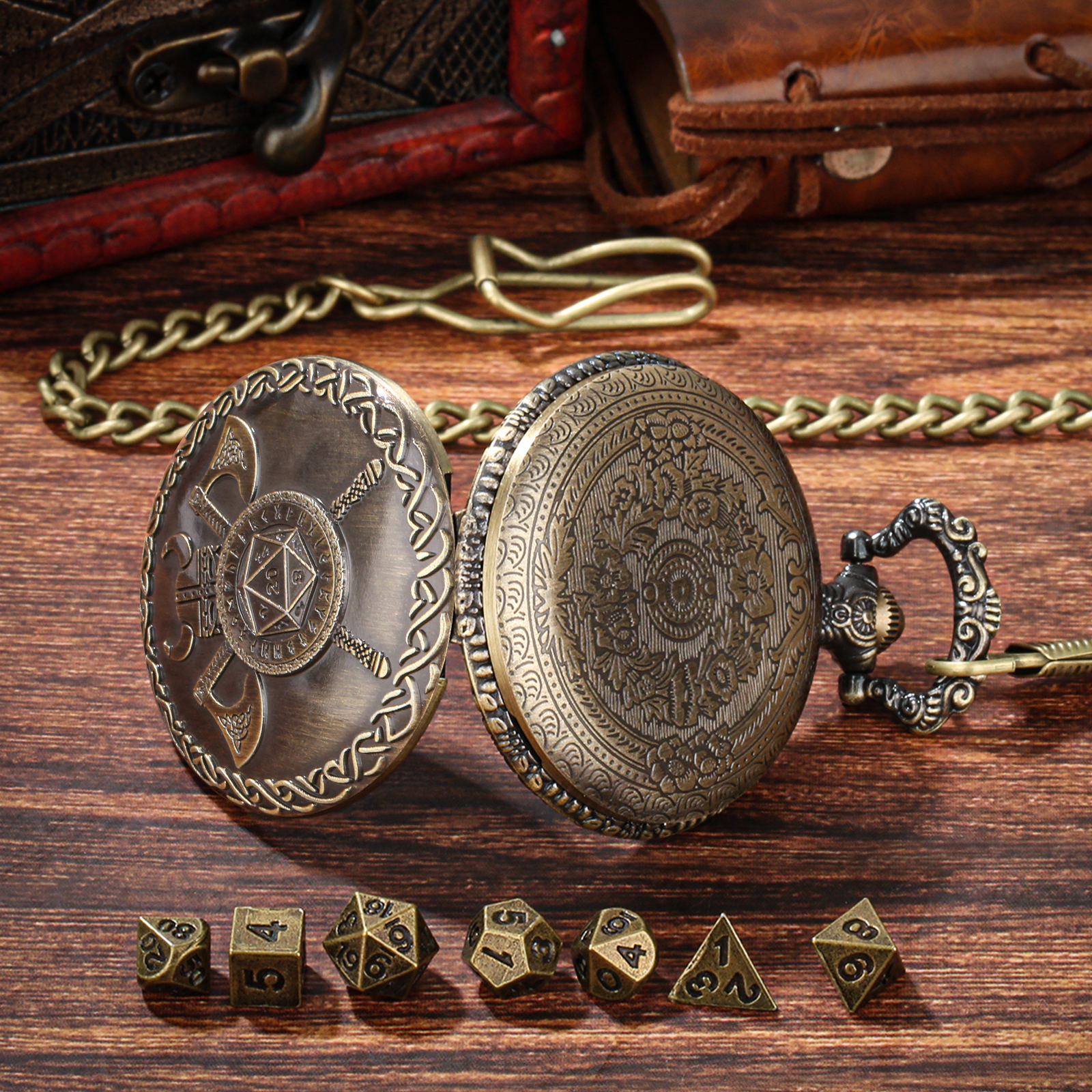 YISUYA Double Axe Pocket Watch - Board Game Roleplay 리뷰 및 가격