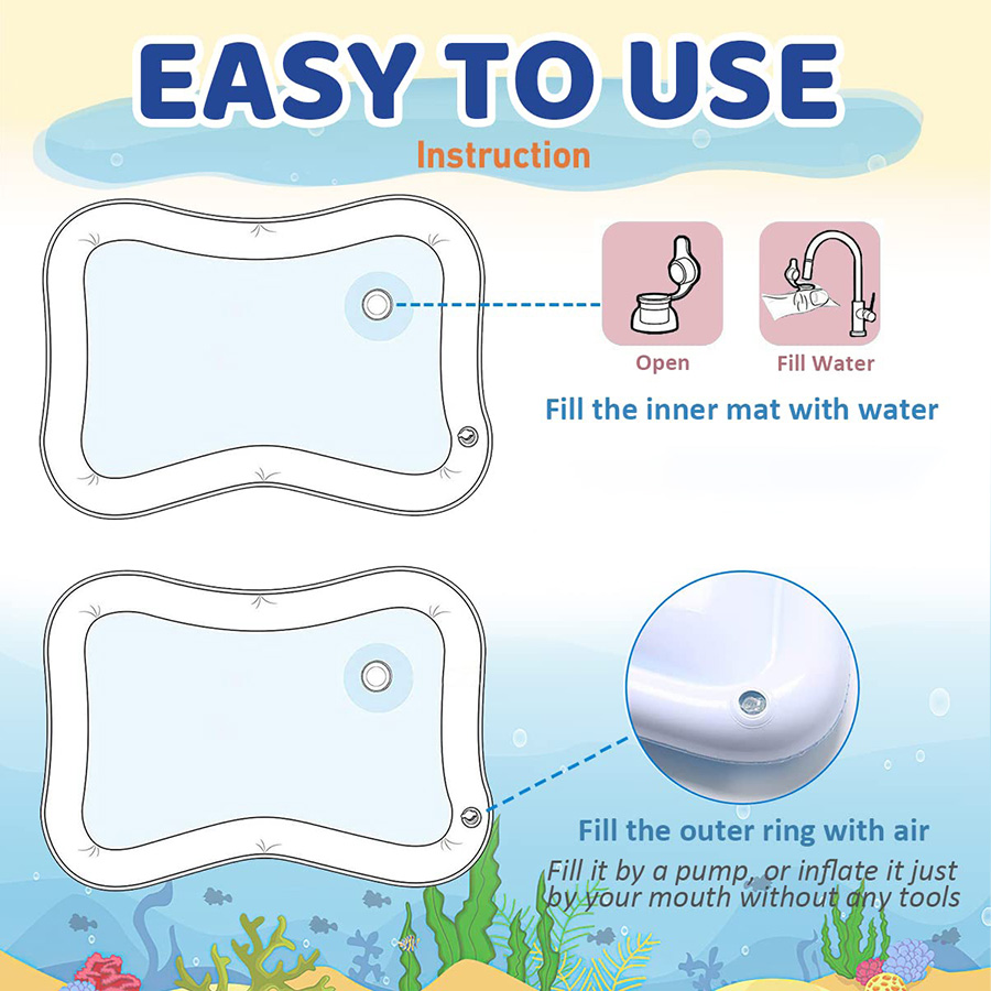 1pc Inflatable PVC Playing Mat - Play Mat Neoprene 리뷰 및 가격