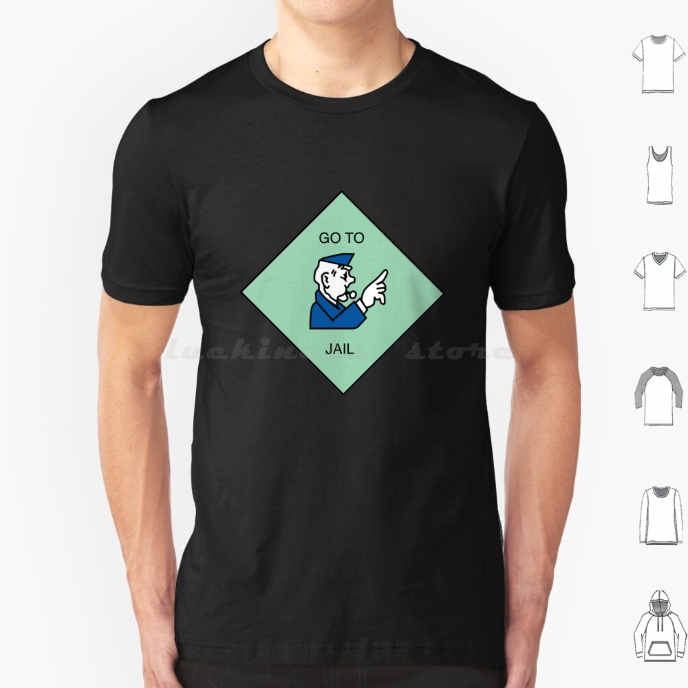 Go To Jail-T Shirt Cotton Men  - Board Game Diy 리뷰 및 가격