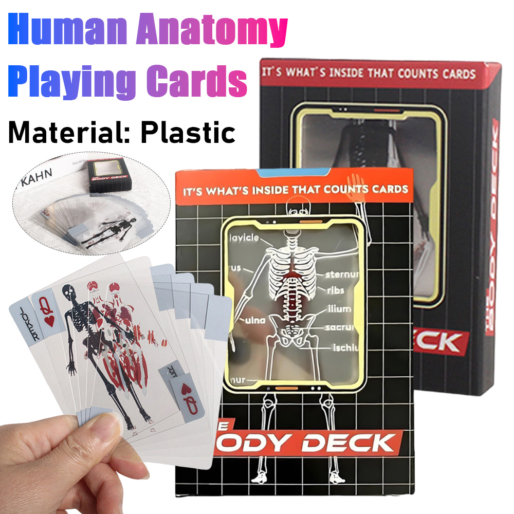 1-3PCS Human Anatomy Poker Car - Board Game With Chips 리뷰 및 가격