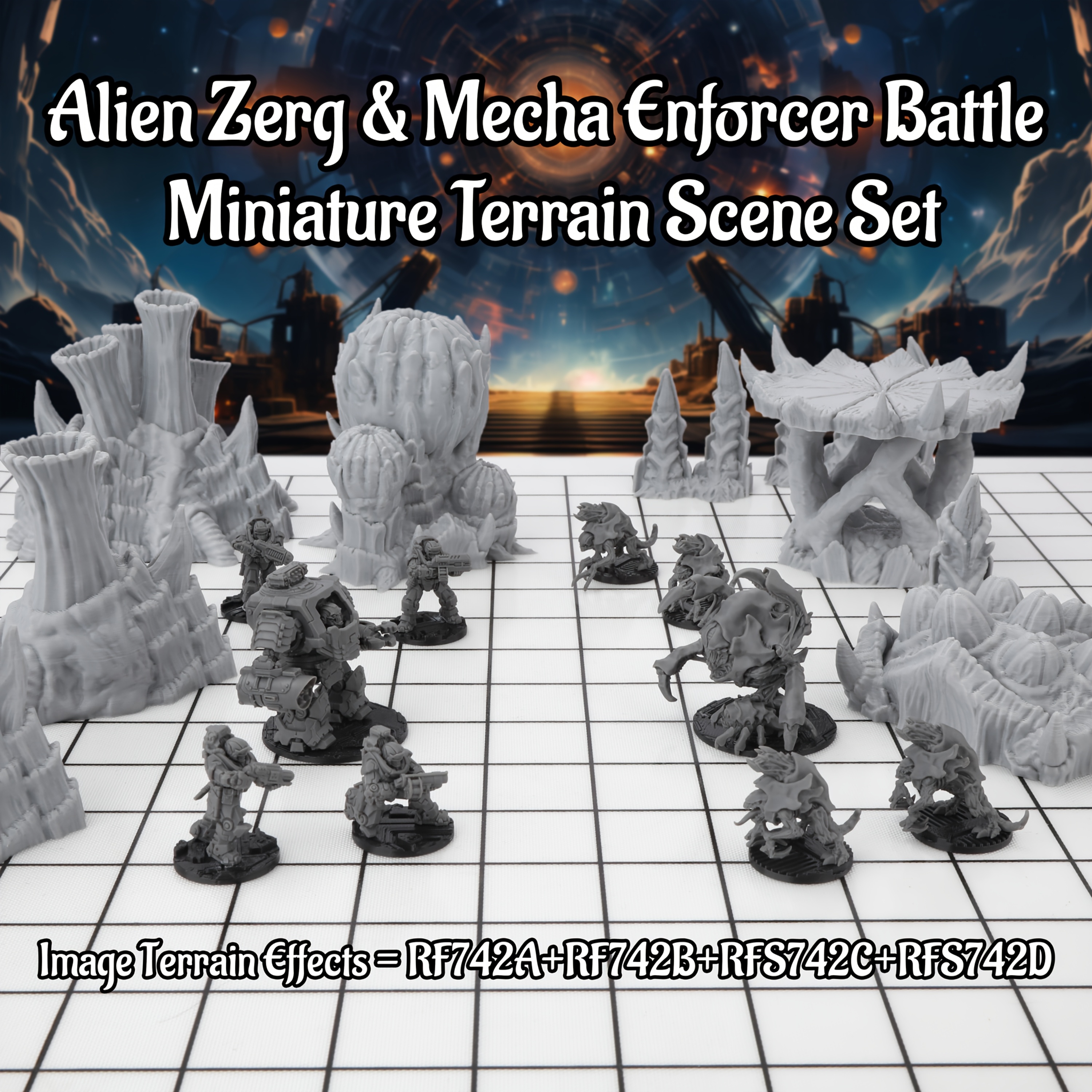 Sci-Fi Alien Miniature Terrain - Board Game Dune 리뷰 및 가격