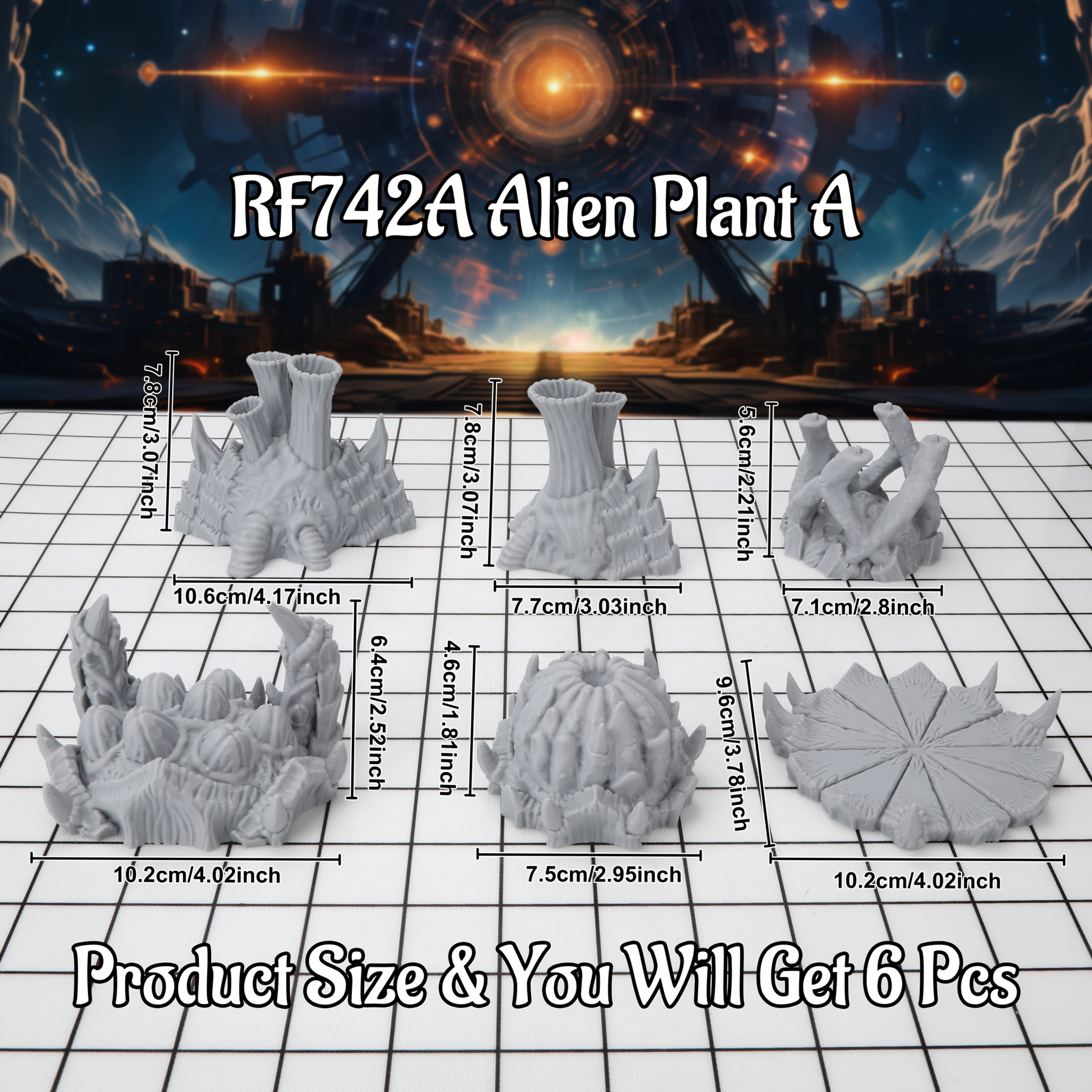 Sci-Fi Alien Miniature Terrain - Board Game Dune 리뷰 및 가격