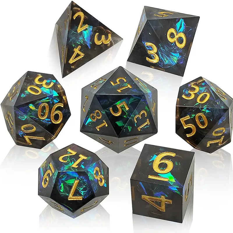 7PCS resin sharp polyhedral di - Board Game Roleplay 리뷰 및 가격
