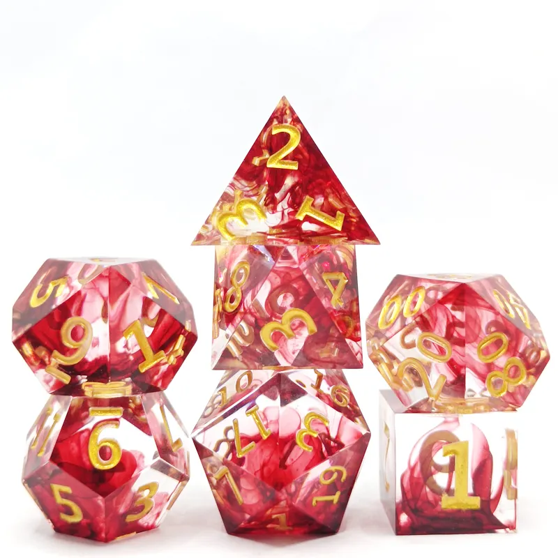 7PCS resin sharp polyhedral di - Board Game Roleplay 리뷰 및 가격