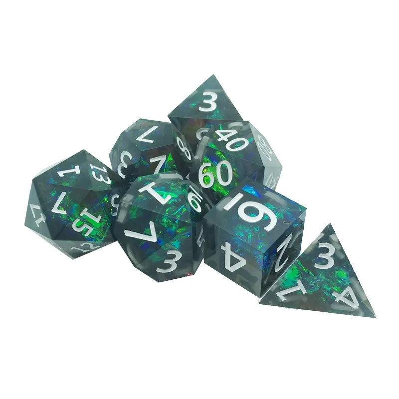 7PCS resin sharp polyhedral di - Board Game Roleplay 리뷰 및 가격
