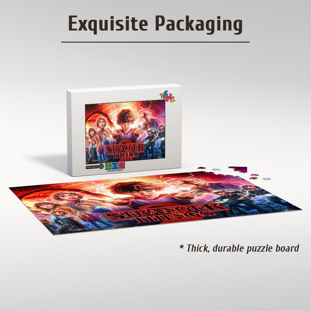 Stranger Things Jigsaw Puzzle  - Board Game Fun 리뷰 및 가격