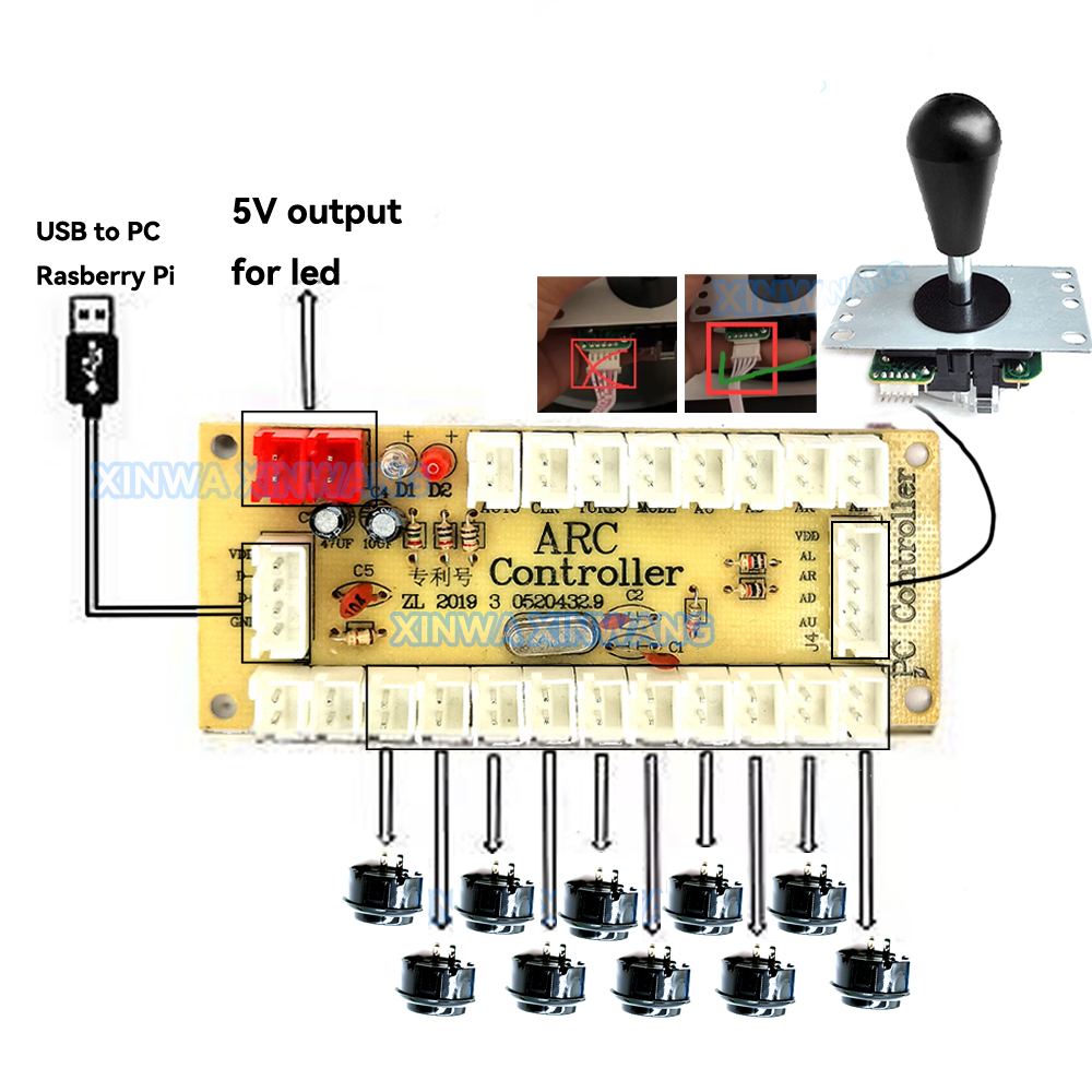 Arcade Joystick Copy SANWA Gam - Board Game Path 리뷰 및 가격