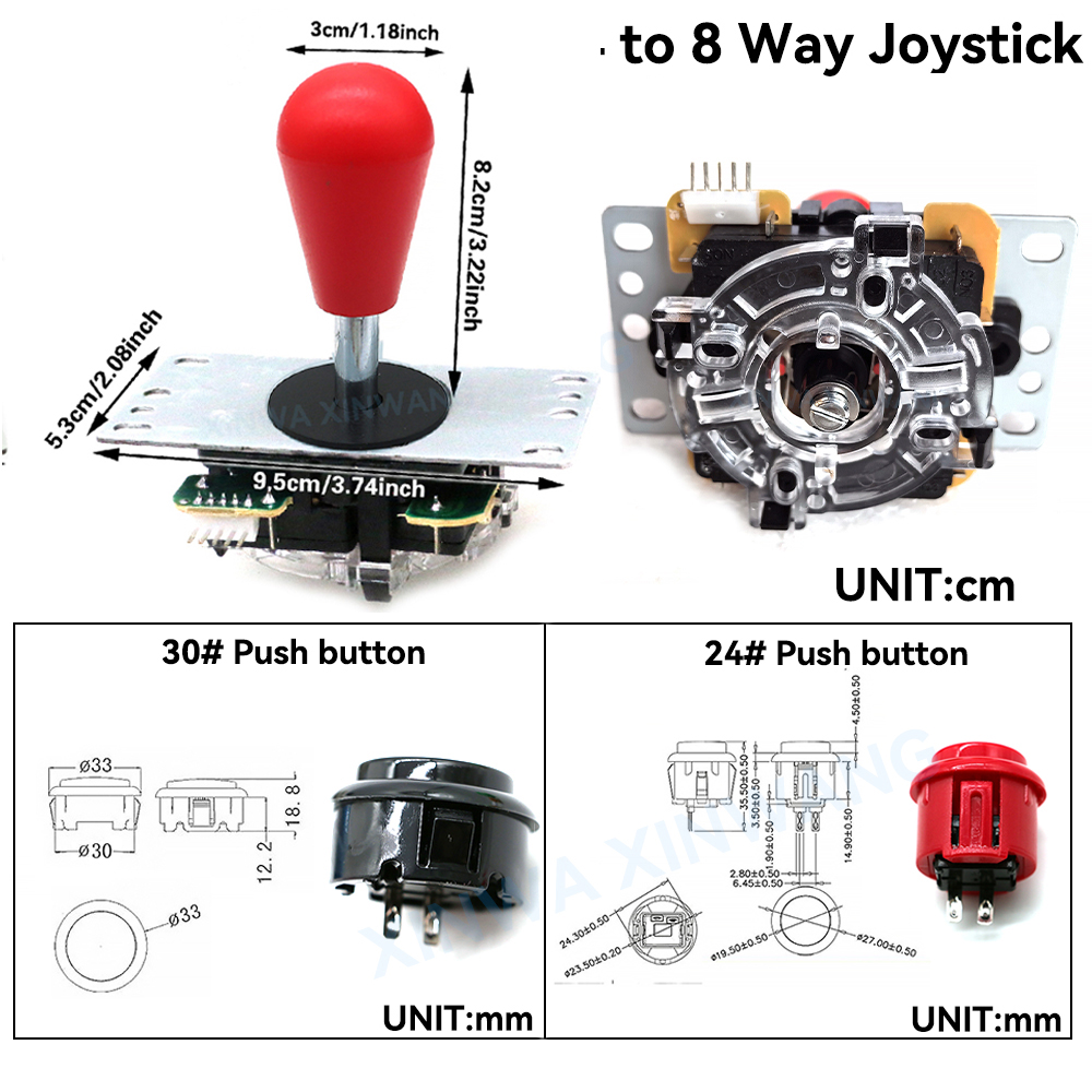 Arcade Joystick Copy SANWA Gam - Board Game Path 리뷰 및 가격