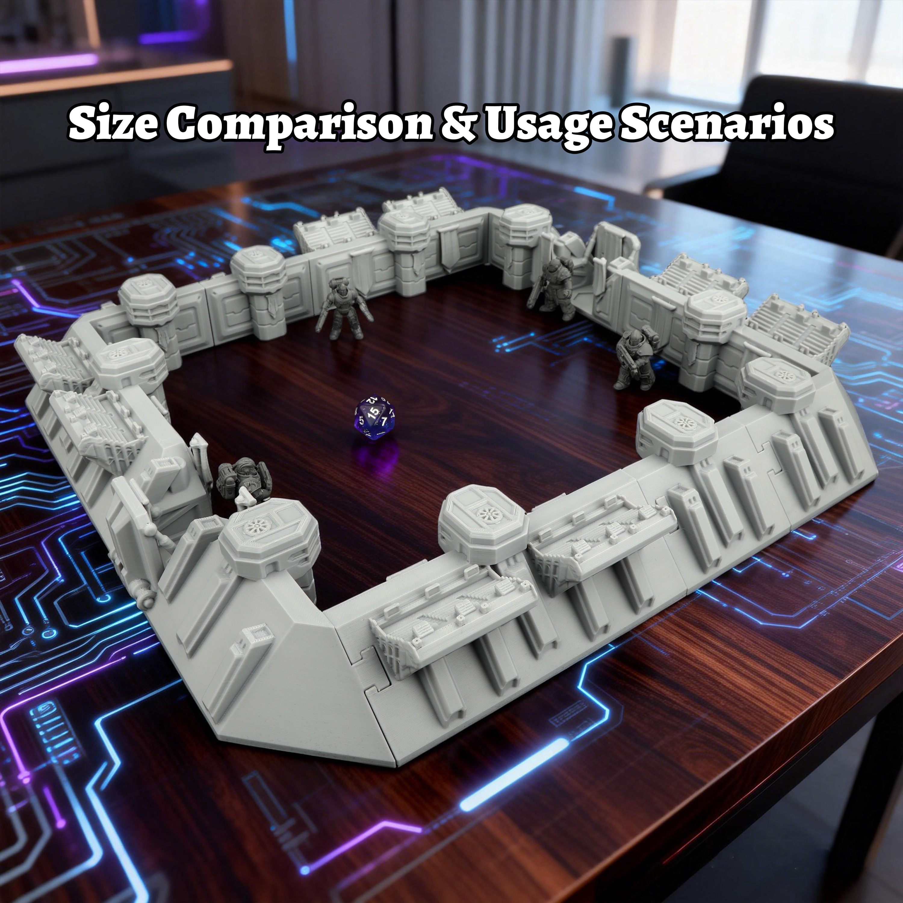 Sci-Fi Arena Terrain Set - Gre - Board Game Dune 리뷰 및 가격
