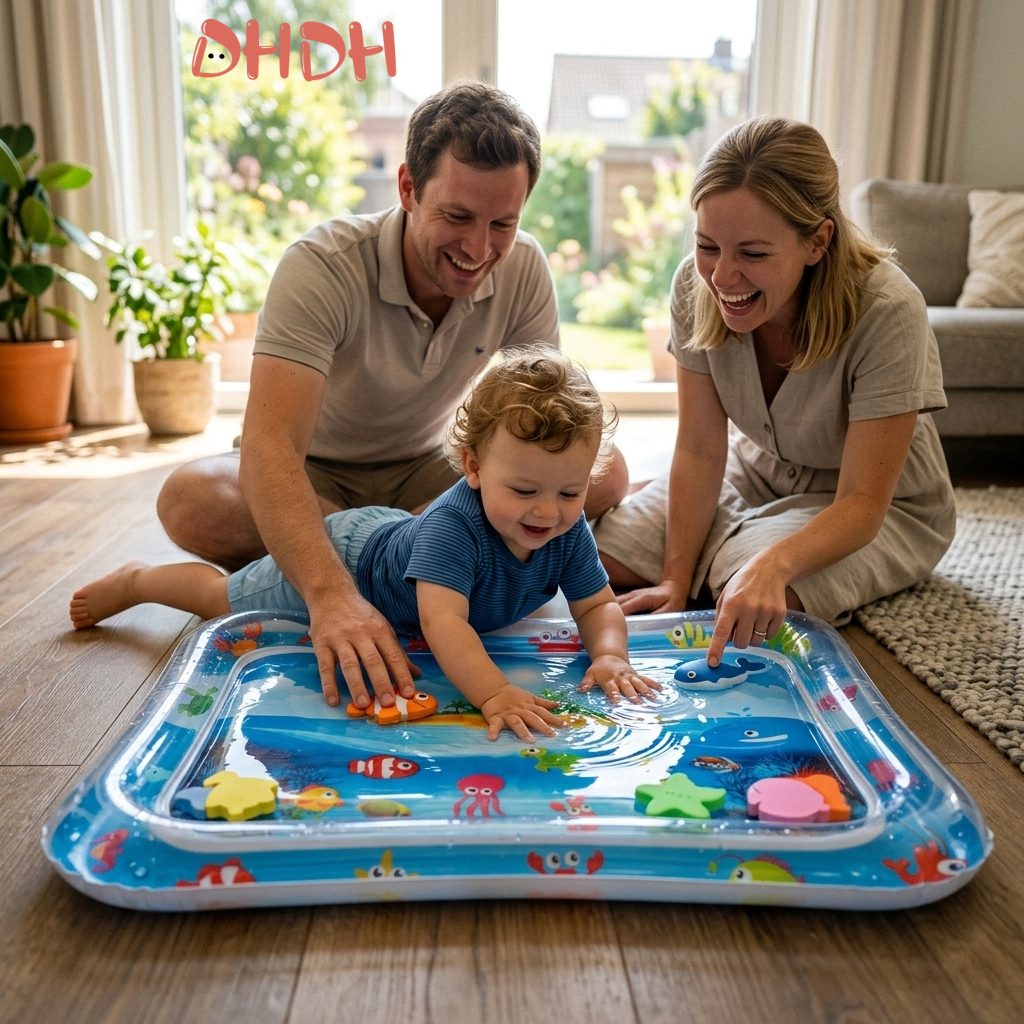 Baby Inflatable Water Play Mat - Play Mat Neoprene 리뷰 및 가격