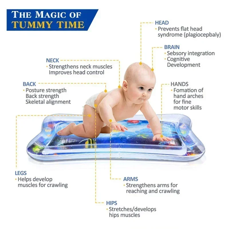 Baby Inflatable Water Play Mat - Play Mat Neoprene 리뷰 및 가격