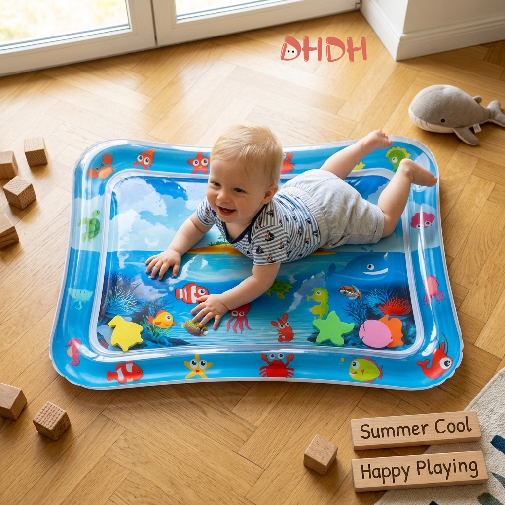 Baby Inflatable Water Play Mat - Play Mat Neoprene 리뷰 및 가격