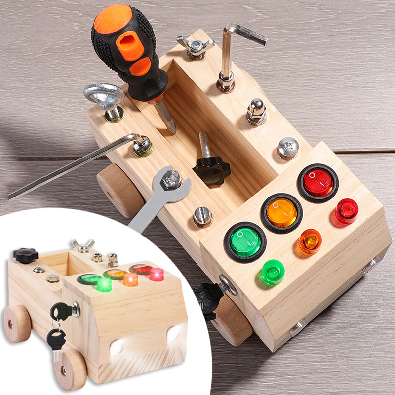 Wooden Montessori Busy Board S - Board Game China 리뷰 및 가격